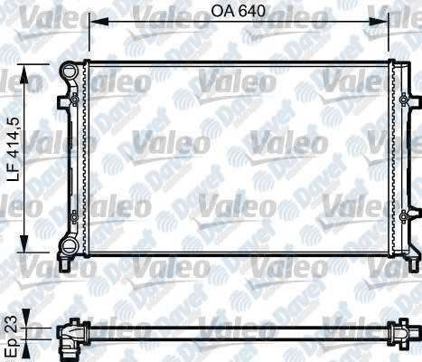 VALEO 734332 Su Radyator A3 Golf V Caddy Iii Jetta Iii Passat Octavia Toledo Leon 1.6 2003->